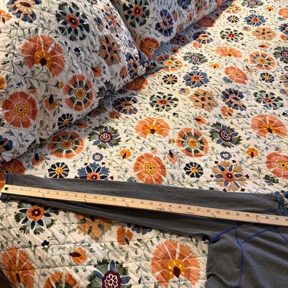 The North Face Long Sleeve Performance Base Layer Gray w/ Blue‎ Stitching Size L - Picture 8 of 9